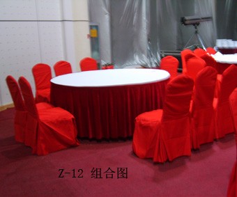 台布椅子旗子